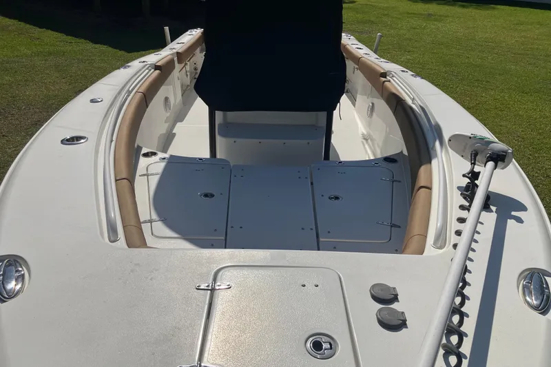 Slide: The Image of 2020 Sea Hunt Gamefish 27 Forward Seating boat with spacious deck and seating area. - 73