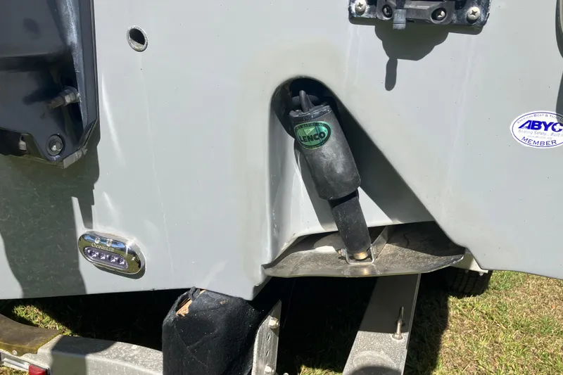 Slide: The Image of 2020 Sea Hunt Gamefish 27 boat with Lenco trim tab and OceanLED light. - 85