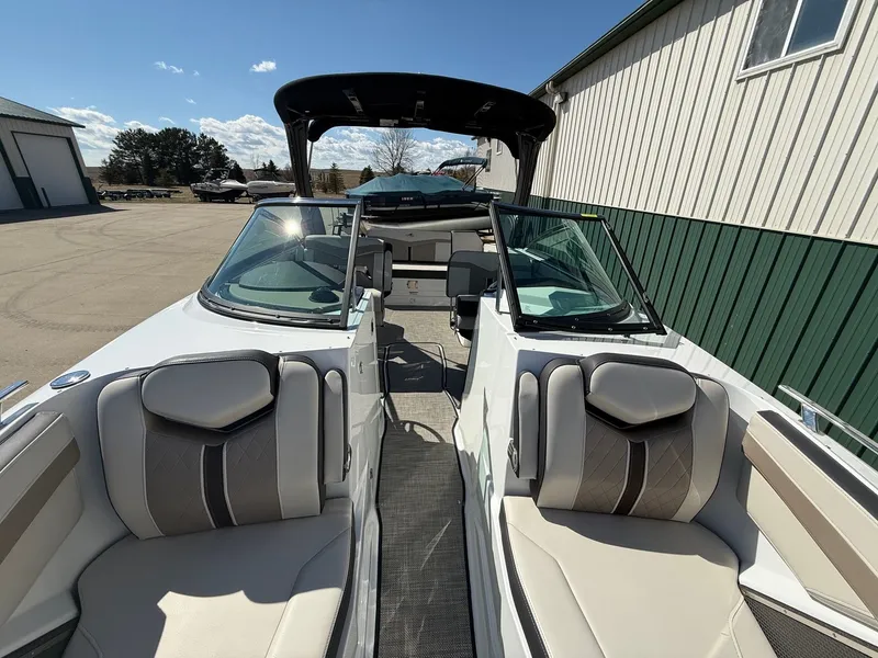 Slide: The Image of Interior view of 2022 Monterey 278SS Super Sport boat. - 11