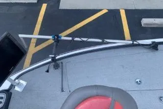 Slide: The Image of 2010 Nitro Z-7 boat deck with mounted equipment and seating. - 8