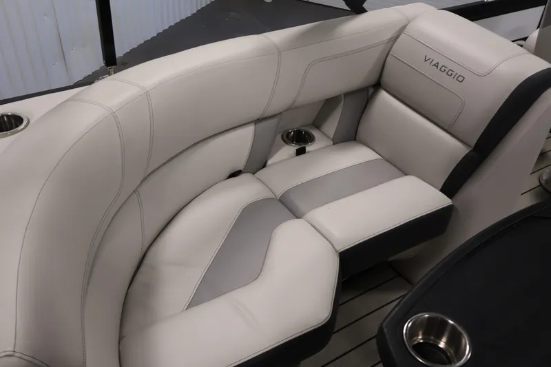 Slide: The Image of Luxurious 2021 Viaggio Diamante U boat seating with cup holders and elegant design. - 30