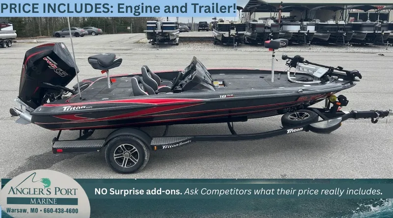 The Image of 2021 Triton 18TRX boat with trailer and engine, Angler's Port Marine. - 1