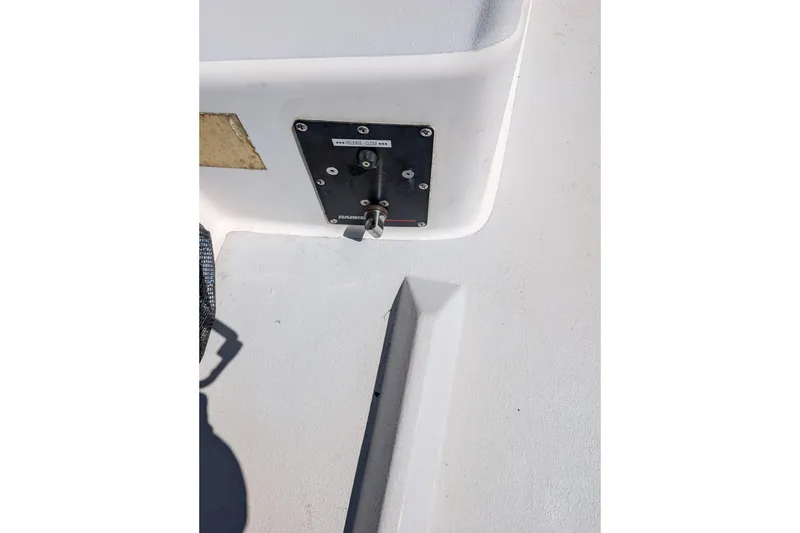 Slide: The Image of Control panel on 2018 J Boats J/121 sailboat deck. - 61