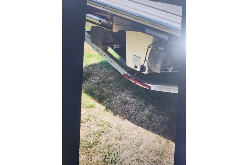 Slide: The Image of Rear view of a 2012 Yamaha Boats AR240 HO on a trailer. - 2