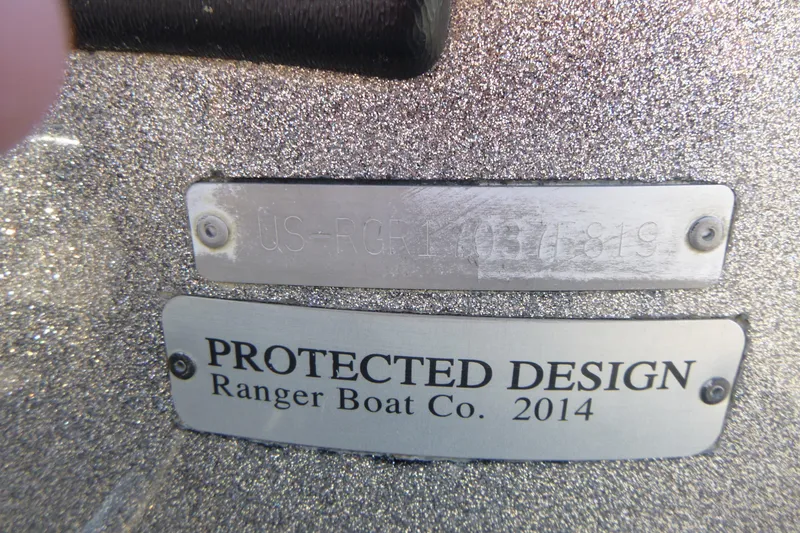 Slide: The Image of 2019 Ranger 620FS Fisherman boat with protected design plates, Ranger Boat Co. 2014. - 22