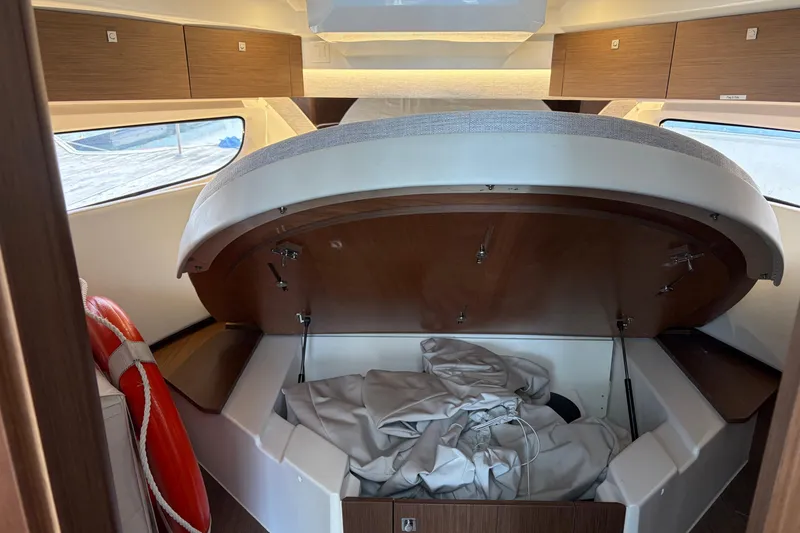 Slide: The Image of Interior cabin storage of 2022 Jeanneau NC Weekender 1095 Fly boat. - 16