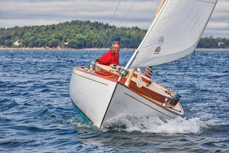 The Image of Sailboat Bridges Point BP 24 from 1998 on the water. - 0