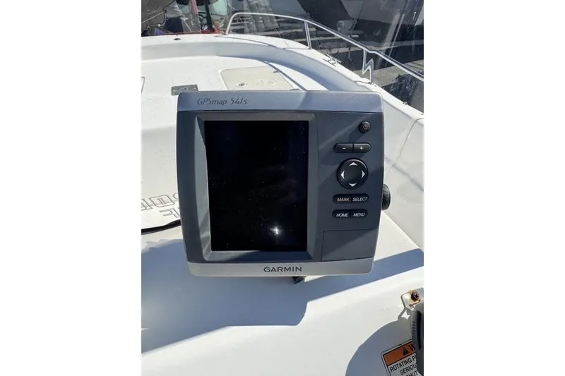 Slide: The Image of Garmin GPSmap 541s on 2011 Carolina Skiff 218 DLV boat dashboard. - 5