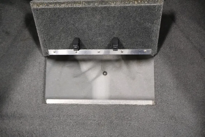 Slide: The Image of Carpeted interior of a 2015 Starcraft Super Fisherman 186 boat. - 15