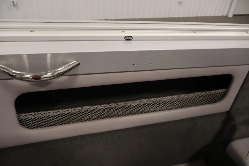 Slide: The Image of Interior detail of a 2015 Starcraft Super Fisherman 186 boat with storage compartment. - 35