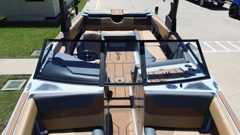 Slide: The Image of Interior view of 2024 ATX TYPE S boat with luxurious features. - 20