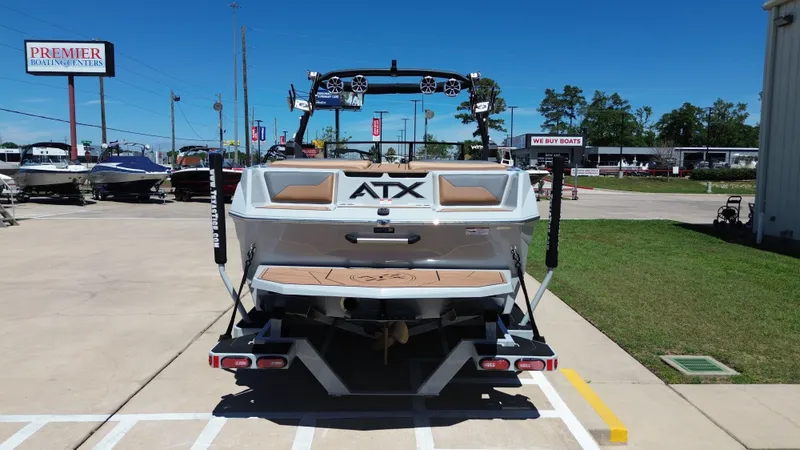 Slide: The Image of Rear view of a 2024 ATX TYPE S boat at Premier Boating Centers. - 31