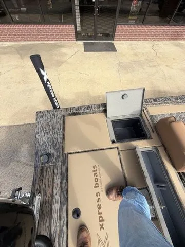 Slide: The Image of Interior view of Xpress H20C Crappie boat, 2026 model. - 30