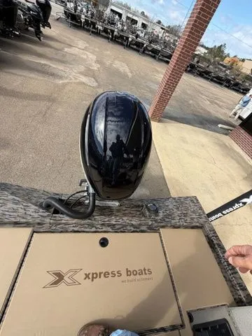 Slide: The Image of 2026 Xpress H20C Crappie boat with outboard motor. - 31