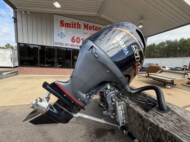 Slide: The Image of 2026 Xpress H20C Crappie boat with Yamaha outboard motor. - 6