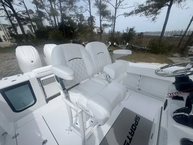 Slide: The Image of 2026 Sportsman Open 252 Center Console with luxurious seating. - 10