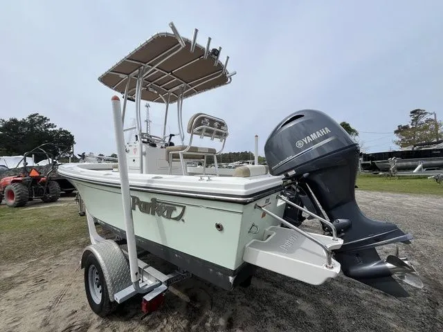 Slide: The Image of 2019 Parker 1801 Center Console boat with Yamaha engine. - 5