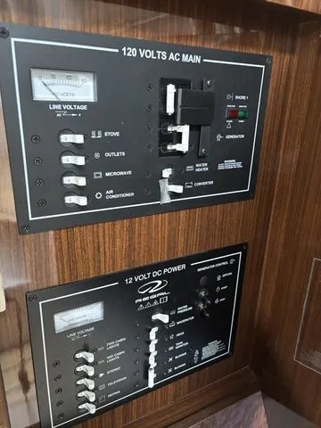 Slide: The Image of Electrical control panel of Regal Express Cruiser 30, year 2014. - 22