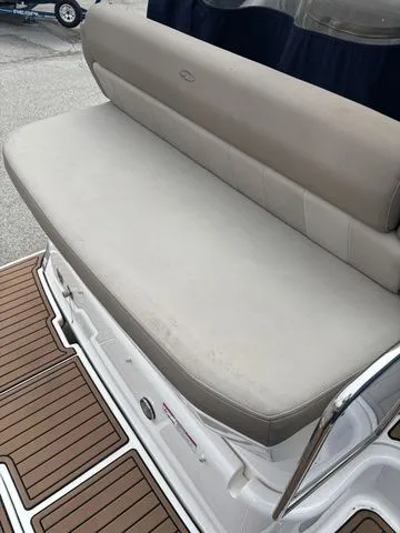 Slide: The Image of Regal Express Cruiser 30, 2014, seating area with wooden deck. - 42