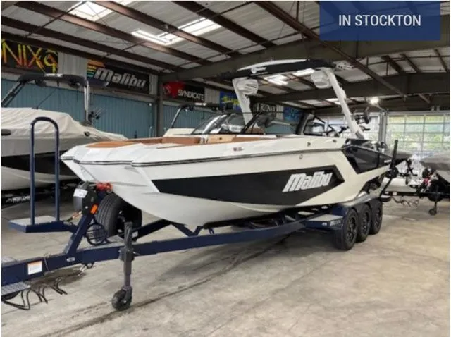The Image of 2026 Malibu Wakesetter 24 MXZ boat in warehouse, Stockton. - 1