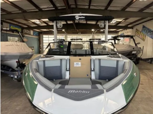 Slide: The Image of 2026 Malibu Wakesetter 23 LSV boat in warehouse - 6