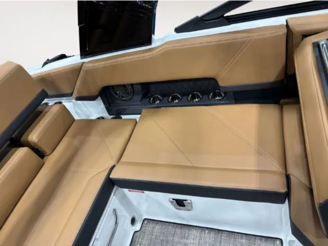 Slide: The Image of Interior of 2026 Cobalt R4 with brown leather seating. - 15