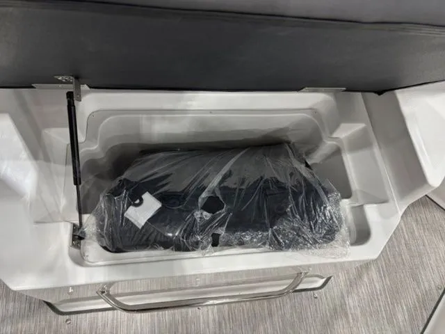Slide: The Image of Storage compartment in Cobalt R6 boat, 2026 model. - 13