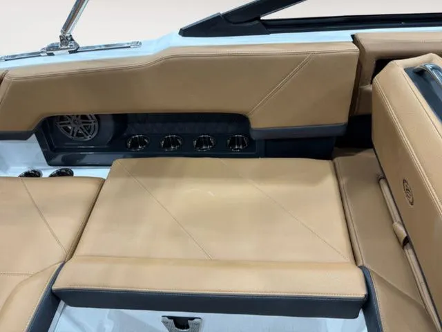 Slide: The Image of Interior of 2026 Cobalt R4 with beige leather seating. - 8