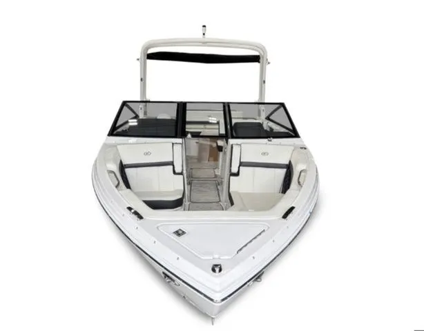 Slide: The Image of 2026 Cobalt R6 boat, modern design, open cabin, white. - 5