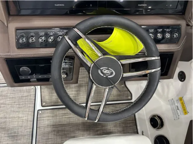 Slide: The Image of Steering wheel of 2026 Cobalt R4 Surf with modern controls. - 10