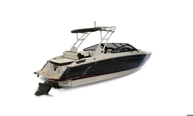 Slide: The Image of 2026 Cobalt R4 Surf boat, sleek design, luxurious features. - 6