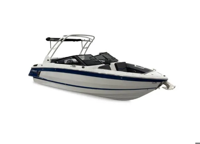 Slide: The Image of 2026 Cobalt R4 Surf boat with sleek design. - 5