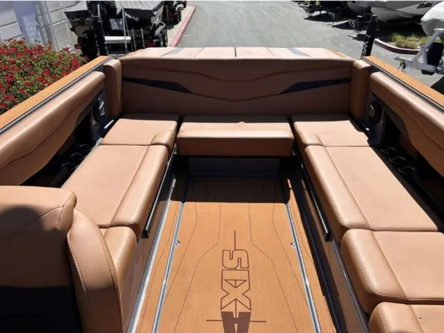 Slide: The Image of Interior of Axis Wake Research T235 boat, model year 2026. - 10