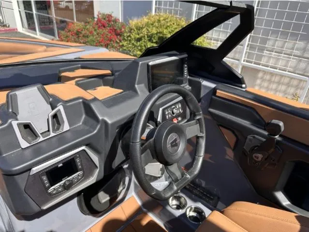 Slide: The Image of Interior of Axis Wake Research T235 boat, model year 2026. - 11