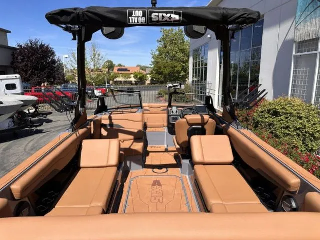 Slide: The Image of Interior of a 2026 Axis Wake Research T235 boat. - 5