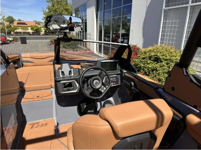 Slide: The Image of Interior of Axis Wake Research T235 boat, model year 2026. - 7