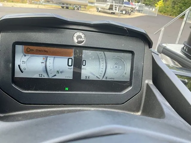 Slide: The Image of 2024 Sea-Doo GTX dashboard with digital display. - 7