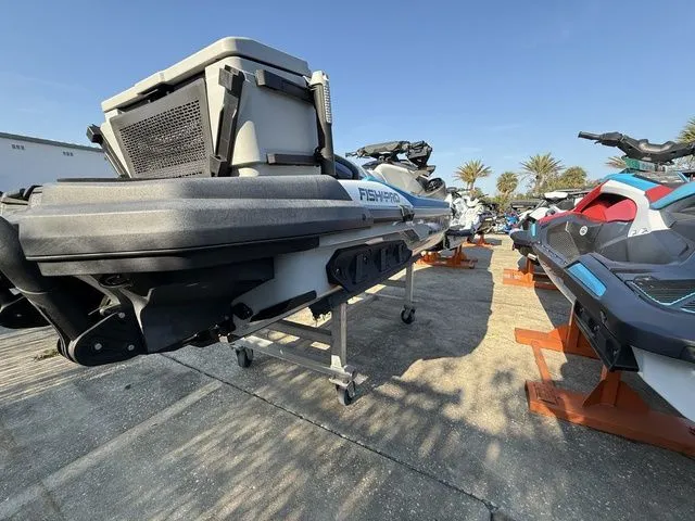Slide: The Image of 2021 Sea-Doo Fish Pro™ iDF with sound system parked outdoors. - 4