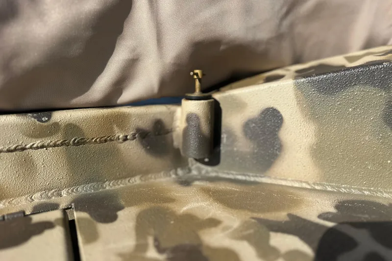 Slide: The Image of Close-up of 2026 Excel 1751 Viper F4 camo-patterned surface detail. - 6