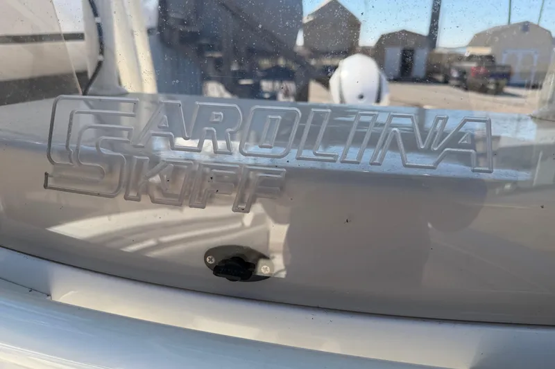 Slide: The Image of Carolina Skiff logo on a 2017 Sea Chaser 24 HFC boat. - 73