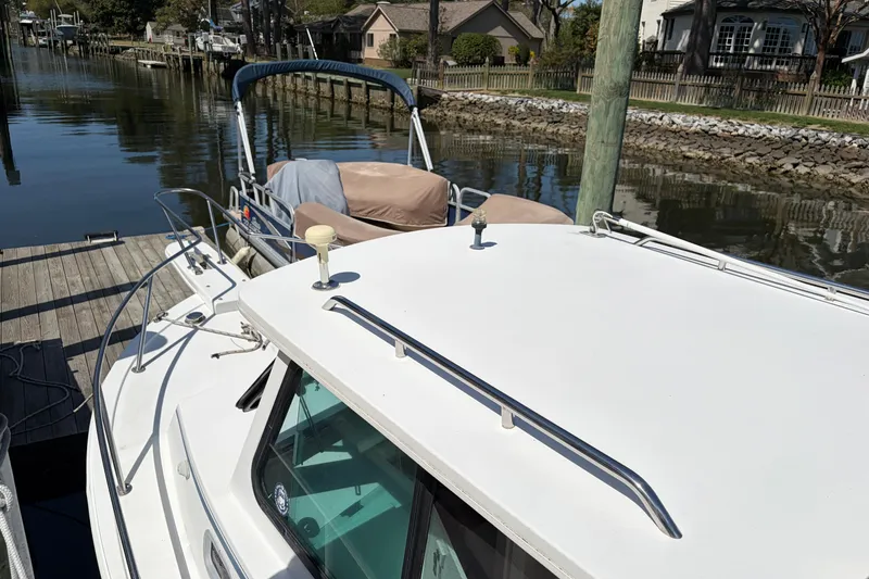 Slide: The Image of Grab handles for safely moving fore and aft - 13