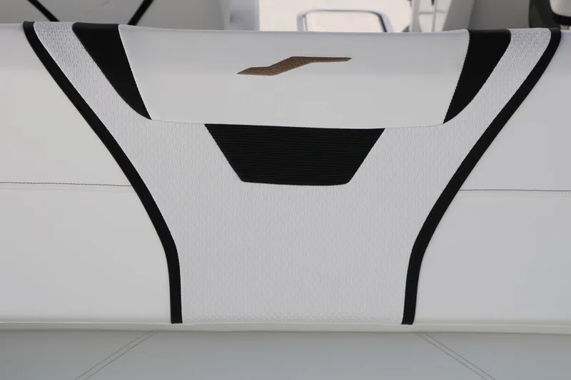 Slide: The Image of Luxury seating detail on 2026 Evotti 725 CS Tri-Toon boat. - 47