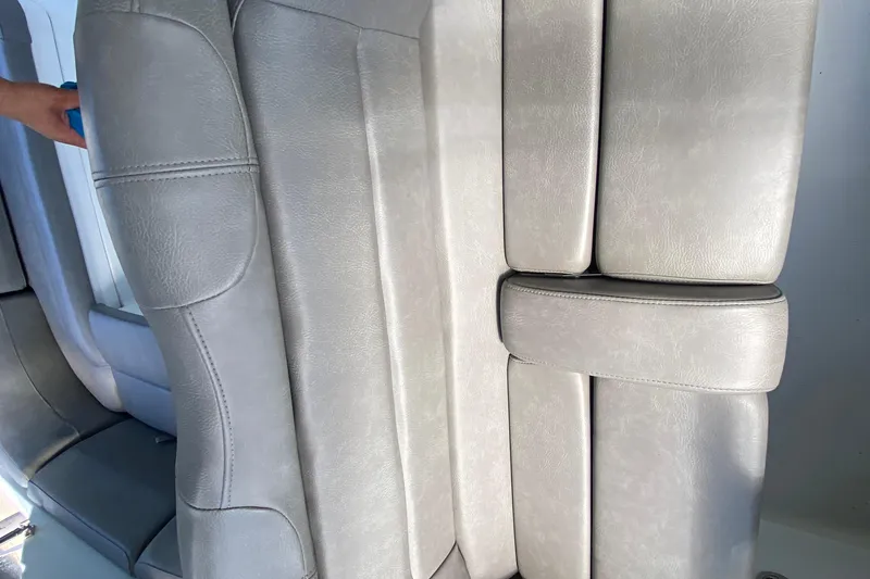 Slide: The Image of Gray leather seats on a 2005 Formula 280 Sun Sport boat. - 30