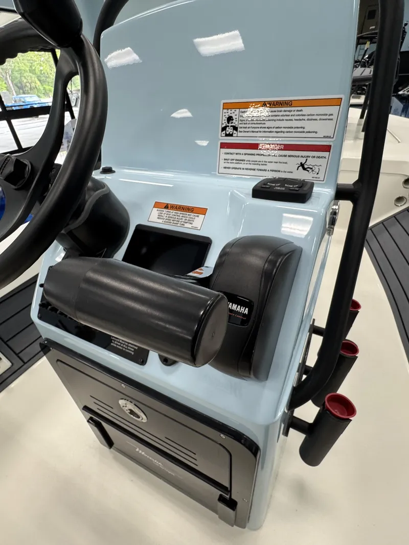 Slide: The Image of Maverick HPX-S 2026 console with Yamaha controls. - 30