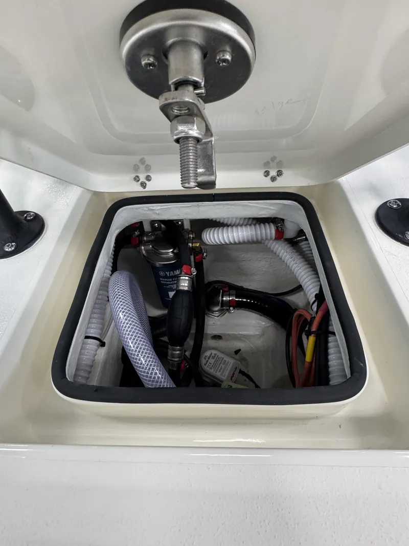 Slide: The Image of Interior view of Maverick HPX-S 2026 with technical components. - 34