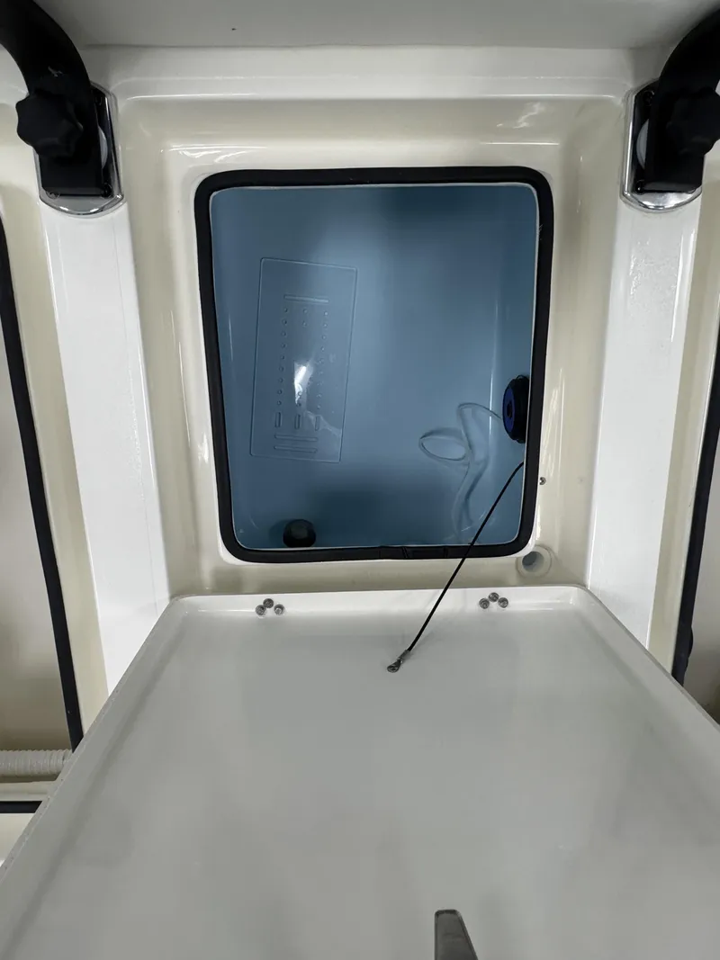 Slide: The Image of Maverick HPX-V 2026 boat deck with storage compartment. - 13