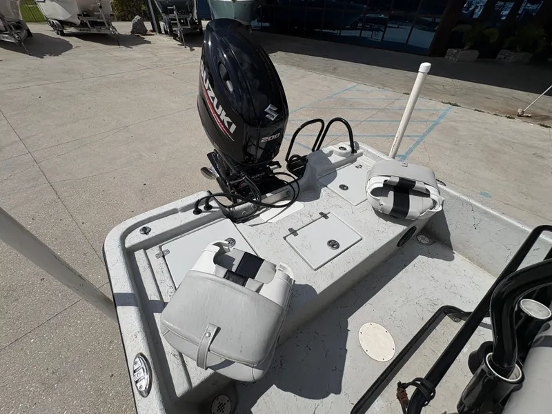 Slide: The Image of 2020 Blazer Bay 2170 boat with Suzuki outboard motor. - 10