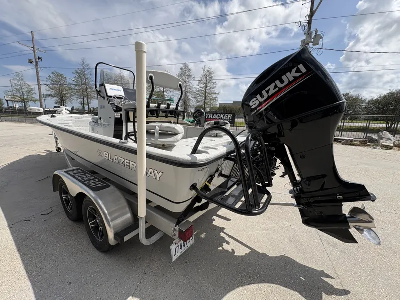 Slide: The Image of 2020 Blazer Bay 2170 boat with Suzuki outboard motor. - 16