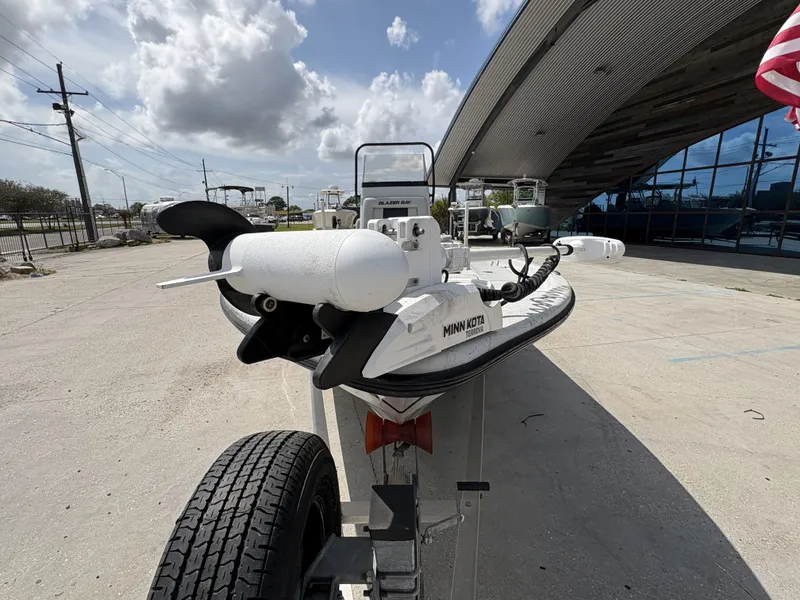 Slide: The Image of 2020 Blazer Bay 2170 boat with Minn Kota motor. - 5