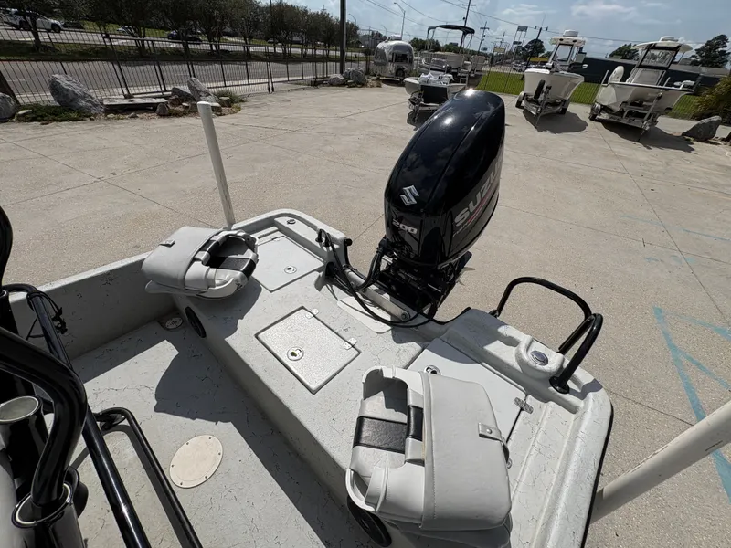 Slide: The Image of 2020 Blazer Bay 2170 boat with Suzuki outboard motor. - 9